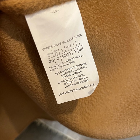 No Brand Cashmere Wool Mix Coat - Picture 9 of 12